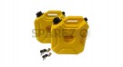 For Royal Enfield New Himalayan 450 RH-LH Yellow Jerry Can Pair with Mount - SPAREZO